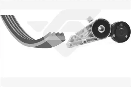 Поликлиновой ременный комплект HUTCHINSON купить